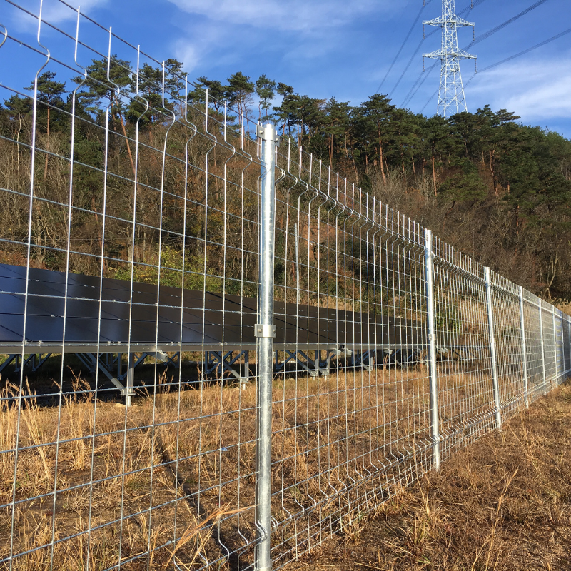 Hot Dip Galvanizing Fencing Panels for Ground Mount Solar System 4