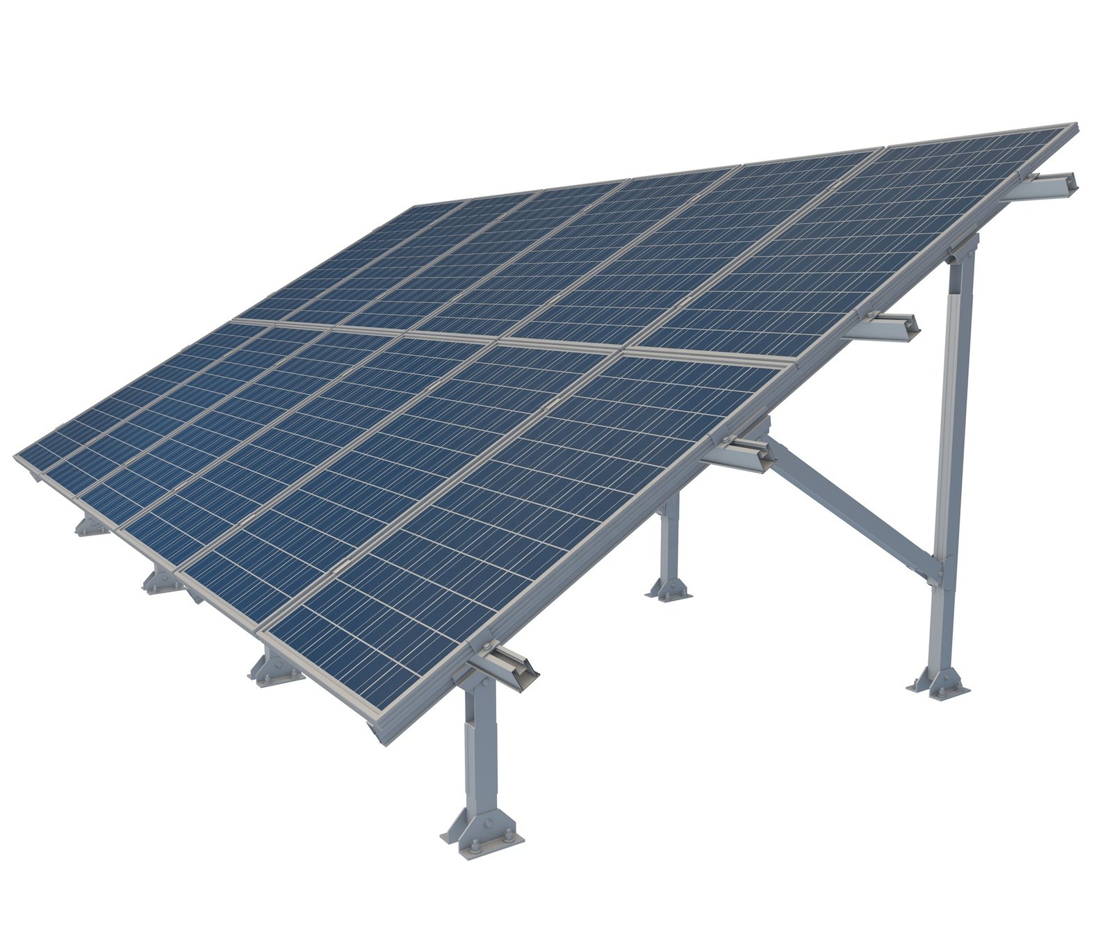 Solar Panel Aluminum Ground Solar Mounting Structure 3