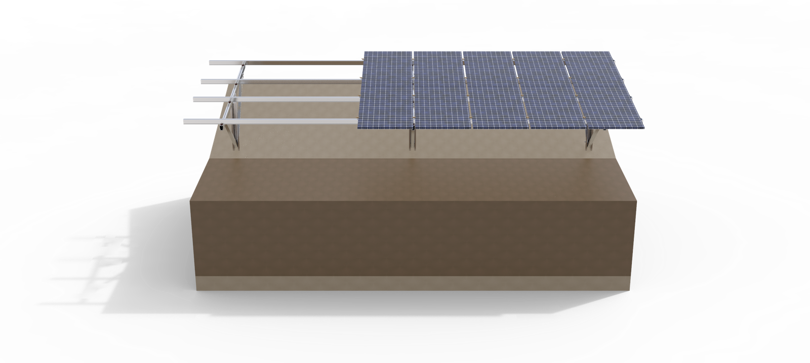 Galvanized Steel Solar Panel Mounting System Ground2